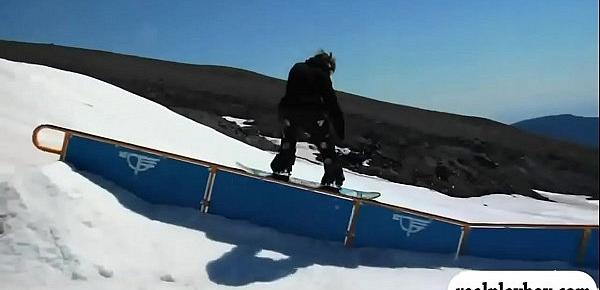  Hotties frisky fishing and snowboarding